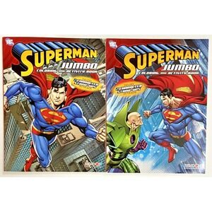 SUPERMAN Jumbo Coloring & Activity Books Lex‎ Luthor